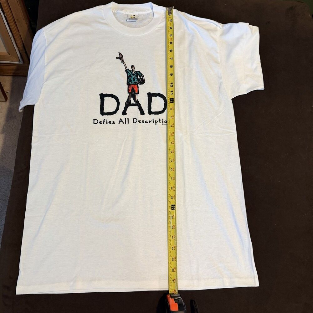 Vintage High Cotton Inc DAD T Shirt Single Stitch Mens Size XL Made In USA